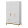 Hanah Home Armario Etto Mm1.44.03.C1 Madera y Roble Blanco